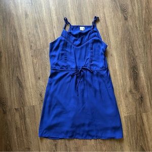Paper Crane Royal Blue Tank Top Mini Dress
